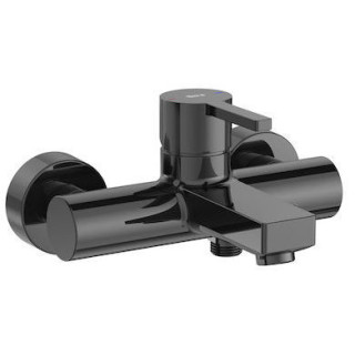 Bateria bidetowa Roca Naia Black, stojąca, wysokość 152mm, bez korka, czarna