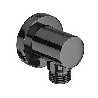 Uchwyt prysznicowy Roca Round, ścienny, czarny