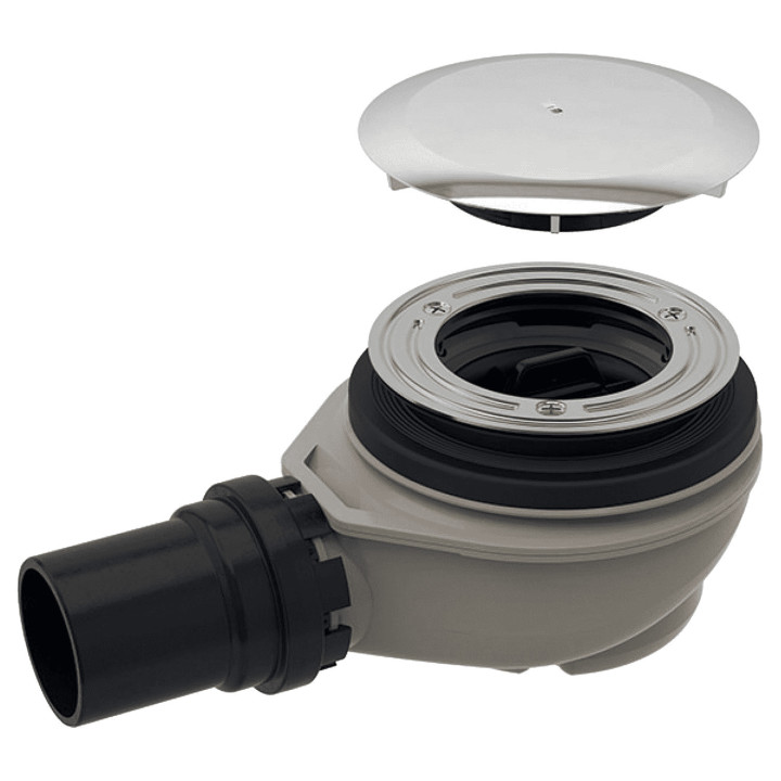 Zestaw odpływowy do brodzików Geberit Uniflex, D90, kompletny, chrom błyszczący