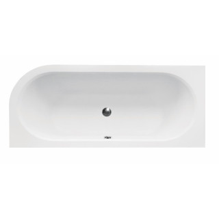 Wanna asymetryczna Besco Avita, 160x75cm, wersja lewa, akrylowa, biała