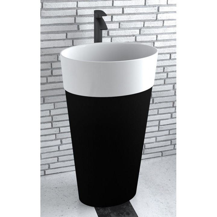 Umywalka nablatowa Besco Uniqa, 32x46cm, bez przelewu, biała