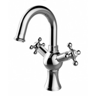 Bateria umywalkowa Besco Varium / Modern I, stojąca, wysokość 307mm, chrom