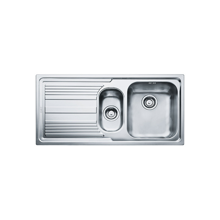 Zlewozmywak stalowy Franke LOGICA 651 lewa - stal szlachetna len