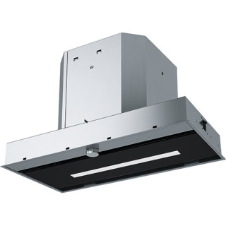 Okap nablatowy Franke Mythos FMY 905 HE, 52x9cm, stal szlachetna/czarne szkło