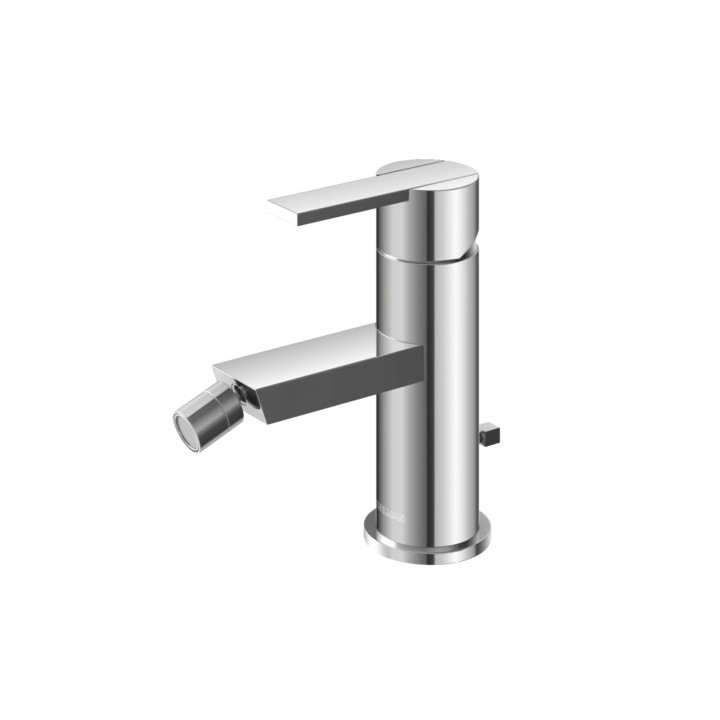 Bateria umywalkowa Kohlman Gixs, stojąca, wysokość 150mm, korek automatyczny, chrom