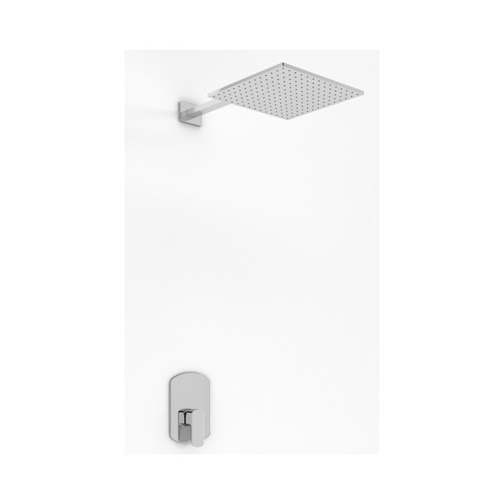 Zestaw prysznicowy Kohlman Foxal, podtynkowy, okrągła deszczownica 20cm, 1 wyjście wody, chrom