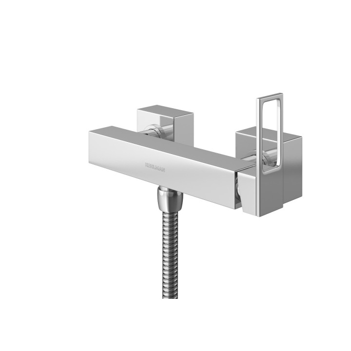Bateria prysznicowa Kohlman Boxine, natynkowa, 1 wyjście wody, chrom