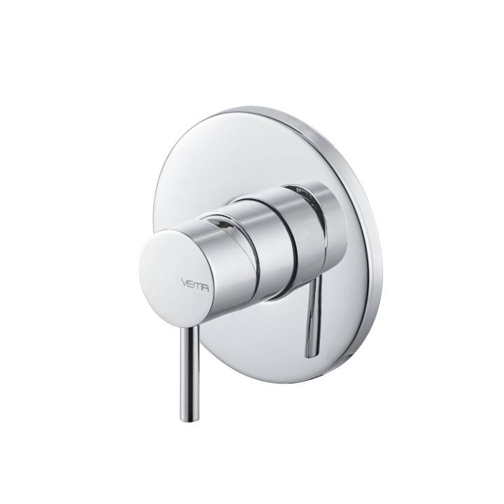 Bateria natryskowa Vema Maira, jednouchwytowa, rozeta 80mm, chrom