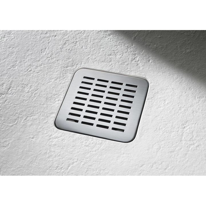 Osłona syfony Roca Terran, 130x130mm, stal nierdzewna