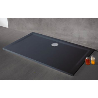 Brodzik prostokątny Sanplast Space Mineral B-M/SPACE 70x130x1,5, szarość kamienia