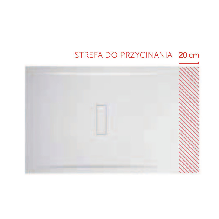 Brodzik prostokątny Novellini Custom Touch, 140x90cm, montaż na posadzce, biały mat