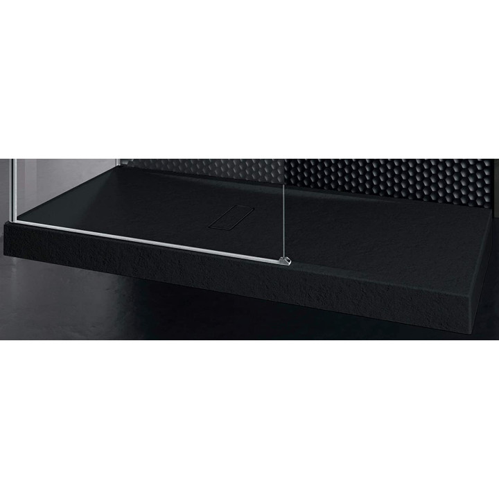 Brodzik prostokątny Novellini Custom Touch, 100x80cm, montaż na posadzce, wysokość 12cm, akryl, biały mat