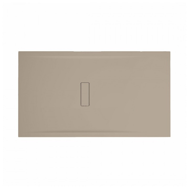 Brodzik prostokątny Novellini Custom Touch, 100x80cm, montaż na posadzce, wysokość 3,5cm, akryl, biały mat