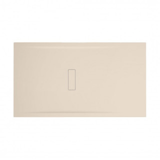 Brodzik prostokątny Novellini Custom Touch, 100x80cm, montaż na posadzce, wysokość 3,5cm, akryl, biały mat