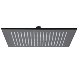 Deszczownica Giullini, okrągła, 200mm, mosiądz, grubość 7mm, czarny mat