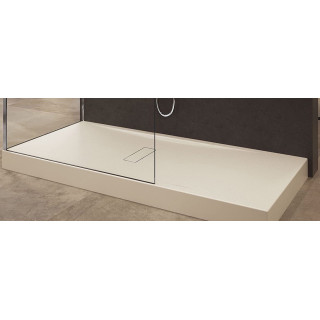 Brodzik prostokątny Novellini Custom, 180x80cm, montaż na posadzce, wysokość 3,5cm, akryl, możliwość przycinania, biały mat