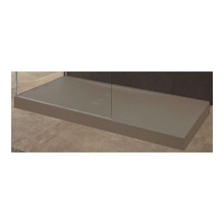 Brodzik prostokątny Novellini Custom, 180x80cm, montaż na posadzce, wysokość 3,5cm, akryl, możliwość przycinania, biały mat