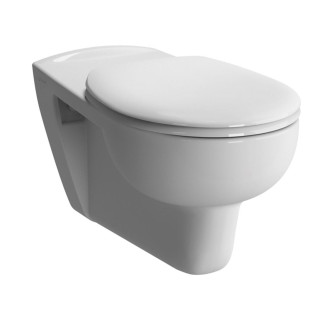 Miska wisząca dla niepełnosprawnych Vitra Arkitekt, 70x35,5cm, biała