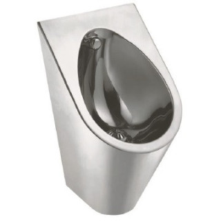 Pisuar wiszący ze stali nierdzewnej, Nofer WC - chrom