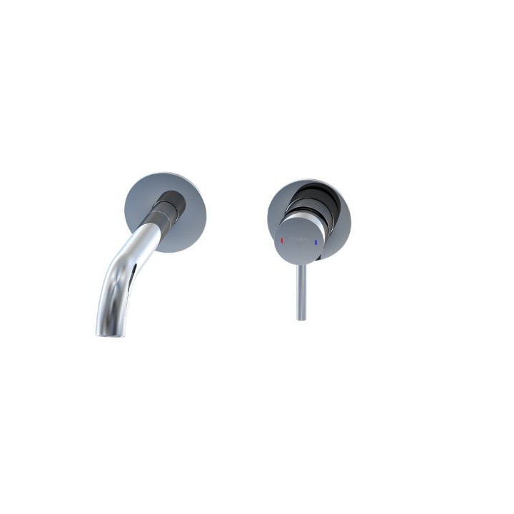 Armatura umywalkowa jednouchwytowa Ścienna (Element zewnętrzny)