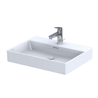 Umywalka meblowa Oristo UNI Twins, 50x46cm, z przelewem, ceramiczna, biała