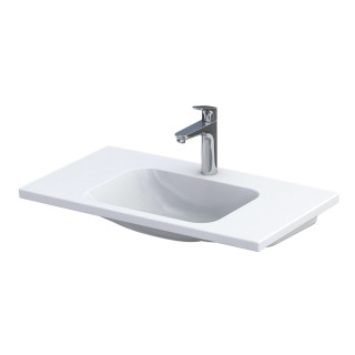 Umywalka meblowa Oristo UNI Cera, 60x46cm, bez przelewu, ceramiczna, biała