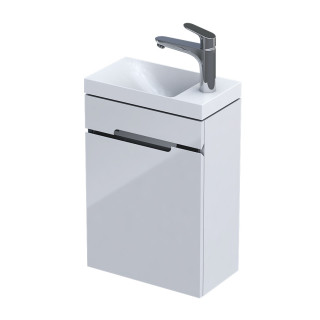 Szafka podumywalkowa Oristo Montebianco, 120cm, dwie szuflady, biały mat