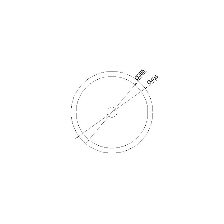 Umywalka podwieszana pod blat bez przelewu, ze stali nierdzewnej, Nofer Wash, 40,5cm - satyna