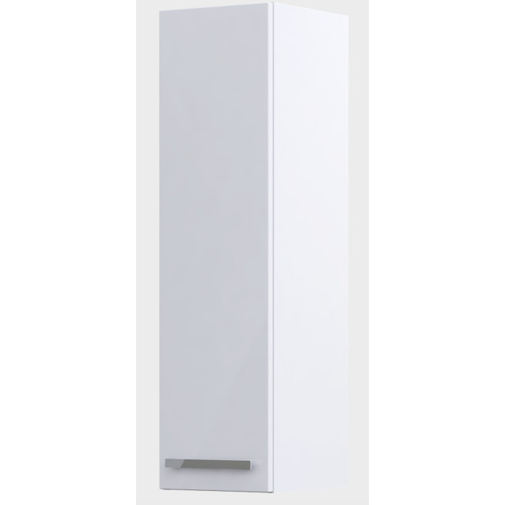 Szafka wysoka boczna Oristo Base, 35cm, jedne drzwi, biały połysk