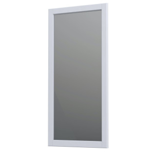 Lustro ścienne Oristo Montebianco, 40cm, pod opcjonalne oświetlenie, biały mat