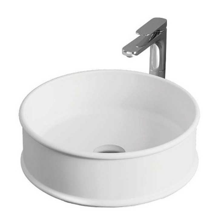 Umywalka nablatowa ArtCeram Atelier, 60x40cm, owalna, bez przelewu, biała