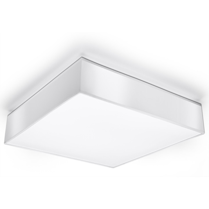 Plafon Sollux Ligthing Horus 45, kwadratowy, 45cm, E27 3x60W, szary