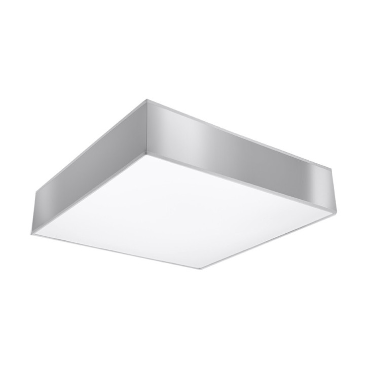 Plafon Sollux Ligthing Horus 25, kwadratowy, 25cm, E27 1x60W, czarny