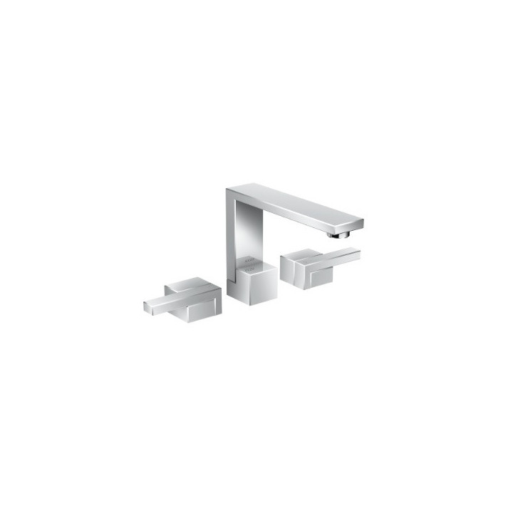 3 otworowa bateria umywalkowa z kompletem odpływowym push-open, Axor - chrom