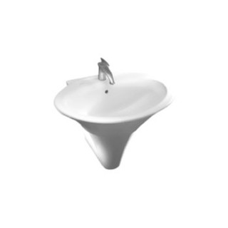 Umywalka Hatria Sculture YR37 77x59 cm i półpostument YR40- sanitbuy.pl