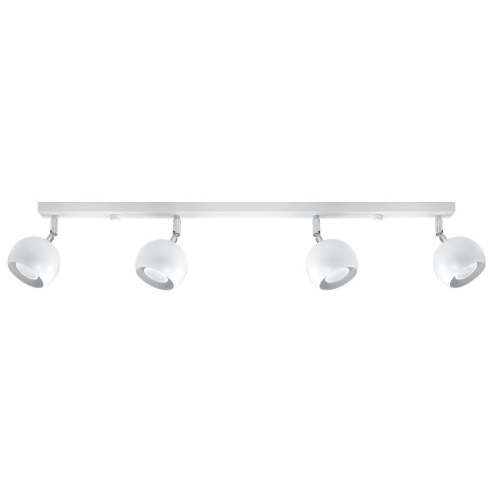 Plafon Sollux Ligthing Oculare 4, 25x25cm, 4xGU10 LED 6W, biały