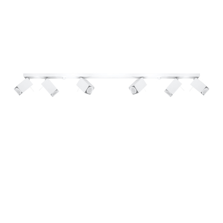 Plafon Sollux Ligthing Merida 6L, 8x120cm, 6xGU10 LED 6W, czarny