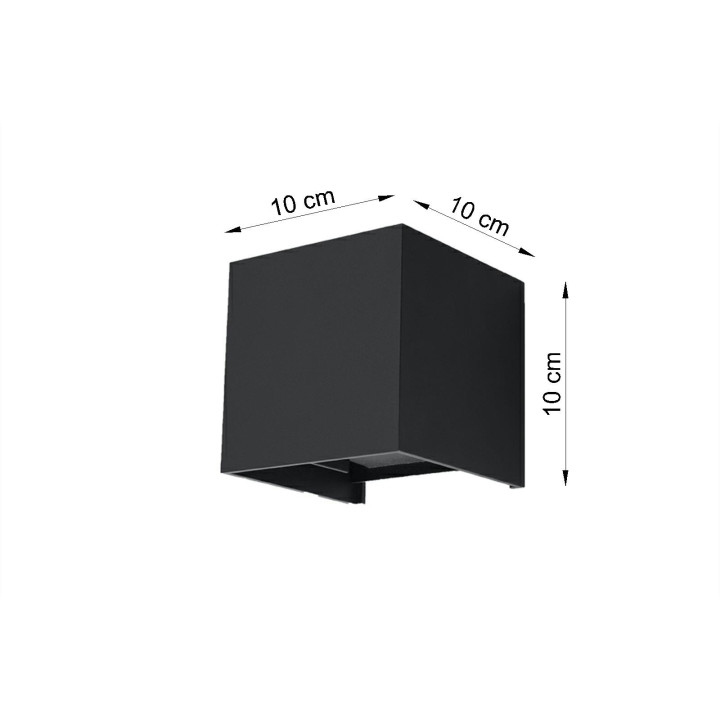 Kinkiet Sollux Lighting Luca, 10cm, zintegrowana żarówka LED, biały