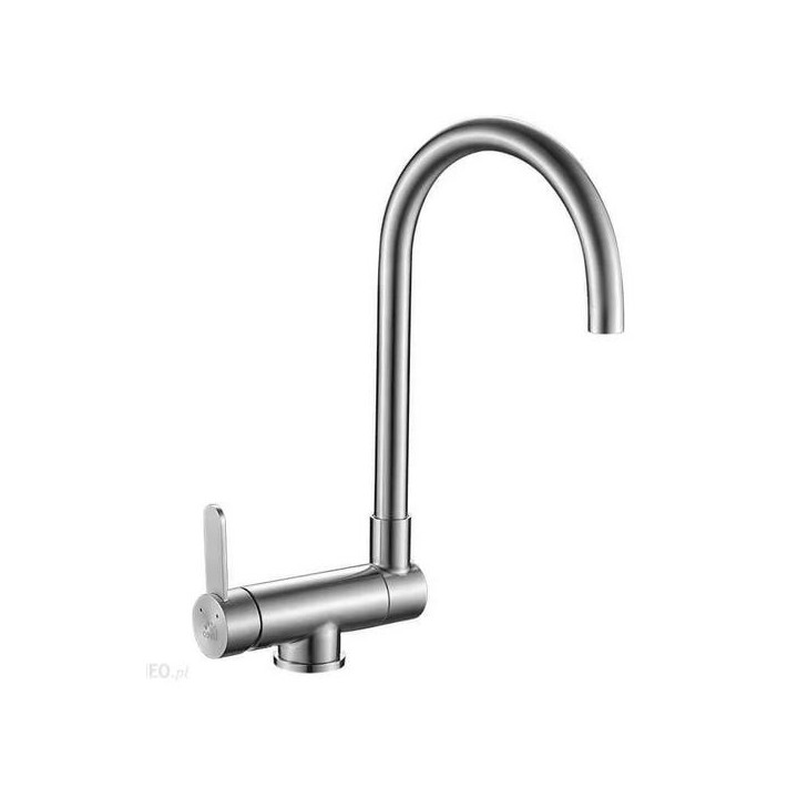 Bateria zlewozmywakowa Laveo Bona stojąca z wylewką typu U - stal