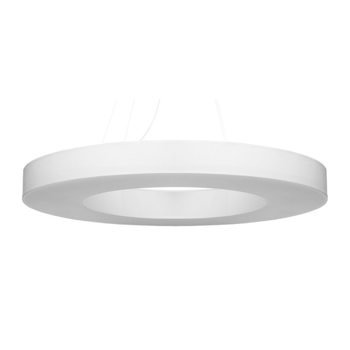 Żyrandol Sollux Ligthing Saturno 90, okrągły, 90x90cm, E27 6x60W, biały