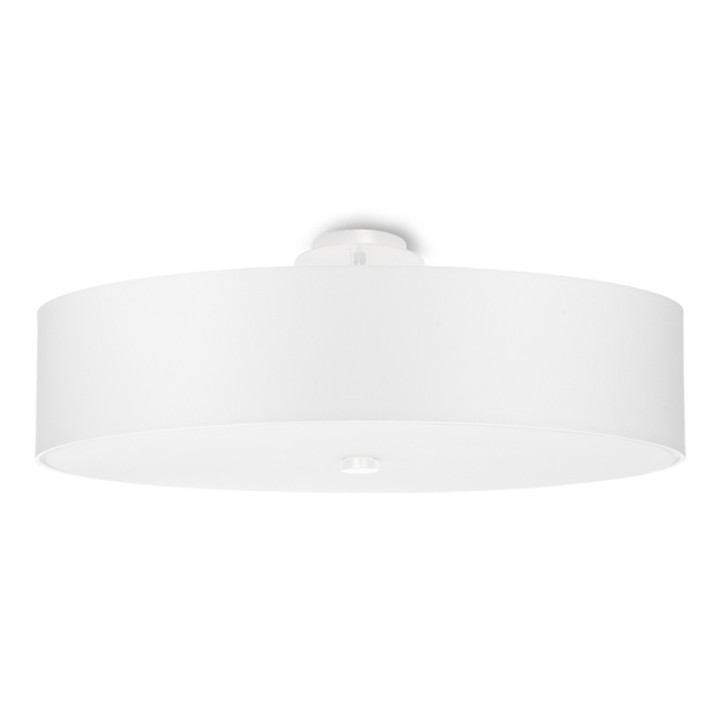 Plafon Sollux Ligthing Skala 30, okrągły, 36x36cm, E27 3x60W, biały