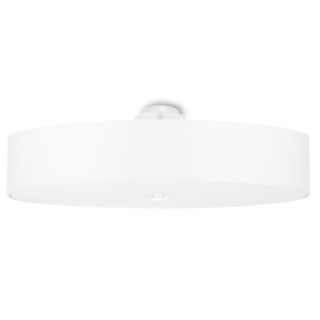 Plafon Sollux Ligthing Skala 60, okrągły, 60x60cm, E27 5x60W, biały
