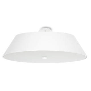 Plafon Sollux Ligthing Vega 60, okrągły, 60x60cm, E27 5x60W, biały