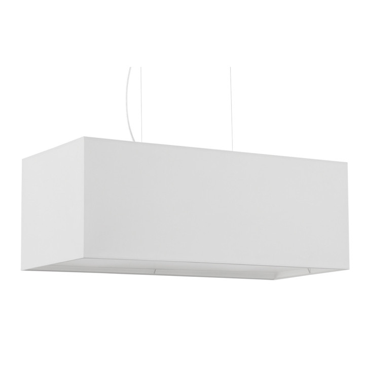 Plafon Sollux Ligthing Lokko 2, kwadratowy, 55x55cm, E27 5x60W, biały