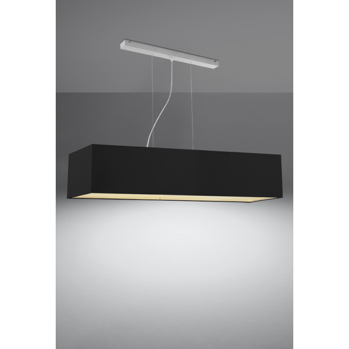 Żyrandol Sollux Ligthing Santa Bis 120, 120x25cm, E27 5x60W, biały