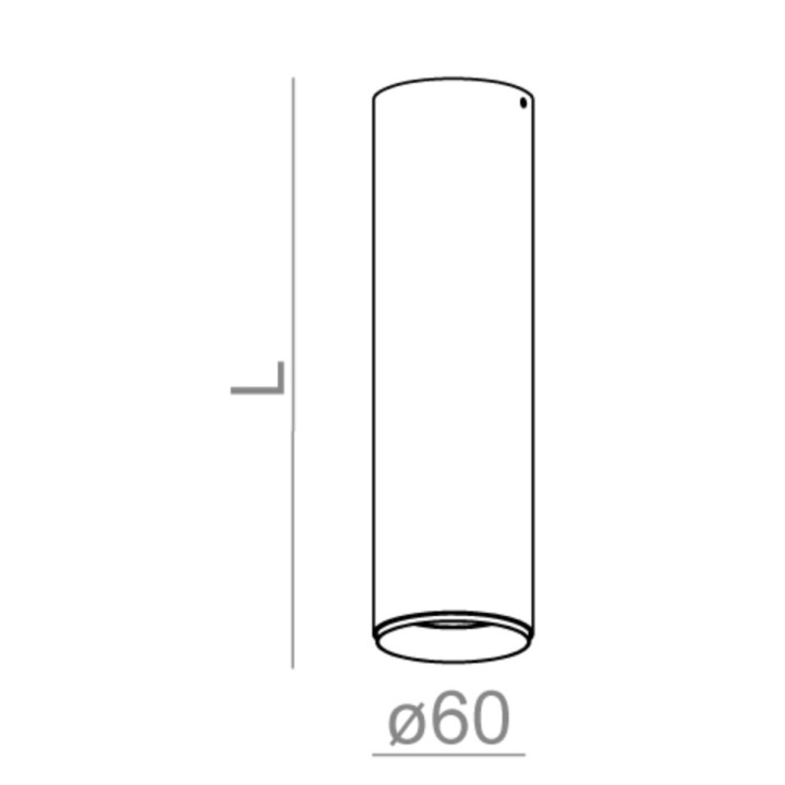 Oprawa natynkowa LED AQForm PET next, 20cm, 3000K, biały/złoty strukturalny
