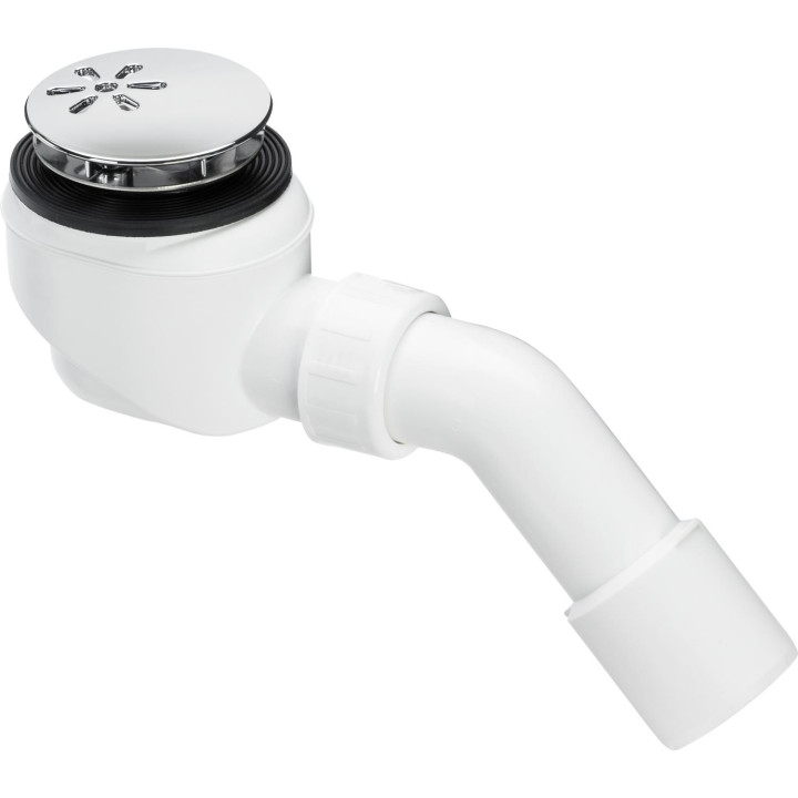 Odpływ brodzikowy Viega Domoplex, wyjmowalny syfon, chrom