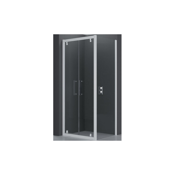 Drzwi prysznicowe Novellini Rose Rosse B 90-96 cm dwuskrzydłowe do ścianki lub wnęki- sanitbuy.pl
