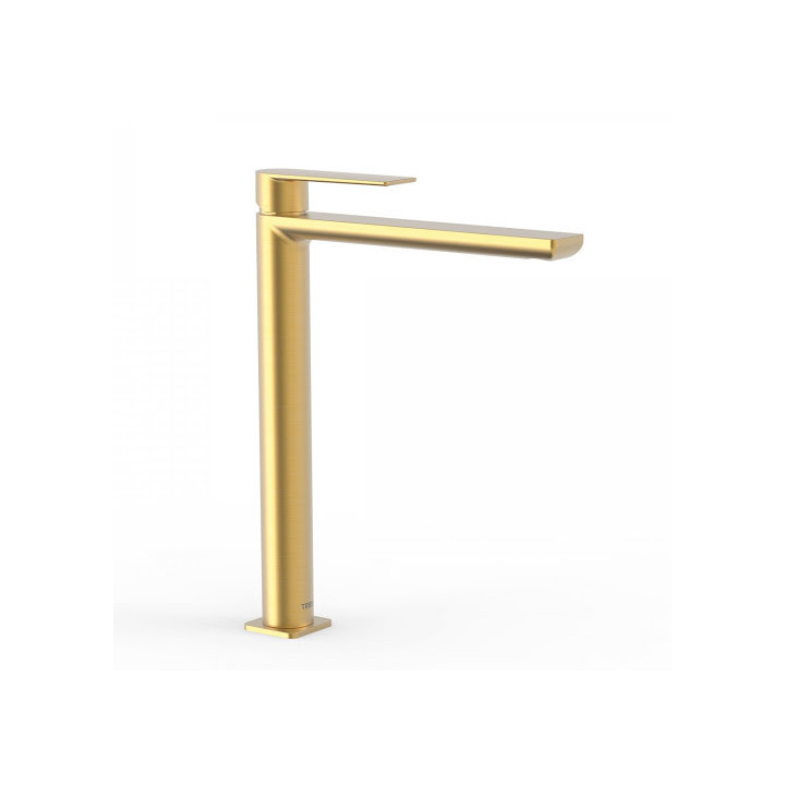 Tres Loft Colors bateria umywalkowa złoty matowy wysokość328 MM