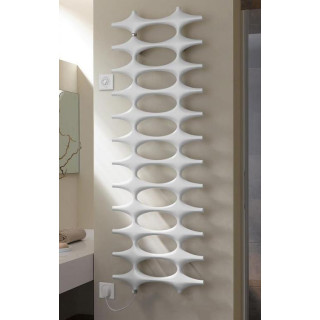 Grzejnik Kermi Ideos-V z dodatkowym zasilaniem elektrycznym (WFS) 152,6x75,8 cm - biały